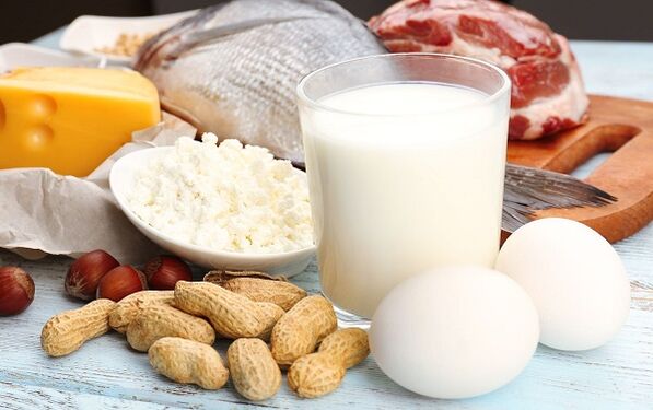 Alimentos para unha dieta proteica