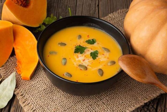 A sopa de puré de cabaza na súa dieta promove a perda de peso eficaz