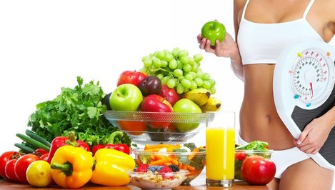Verduras e froitas para a perda de peso