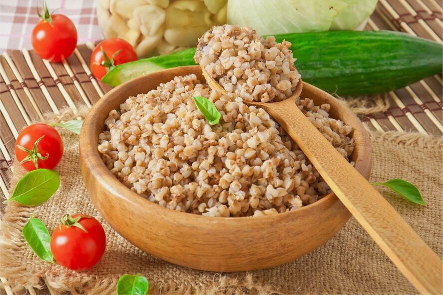 Porridge de trigo mouro